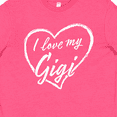thumbnail image 4 of Inktastic I Love My Gigi in White Chalk Heart Youth T-Shirt, 4 of 5