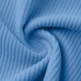thumbnail image 5 of Mifsaly Mens Quarter Zip Shirts Ribbed Knit Short Sleeve Collar tops Casual Athletic Fit Lightweight Breathable Work Office Pullover Tees Light Blue,M, 5 of 5
