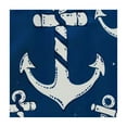 thumbnail image 4 of WYYP Anchor Blue White Square Tablecloth 100% Polyester Fiber 36*36, 4 of 8