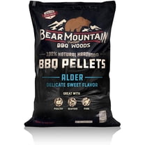 Bear Mountain BBQ 100% Natural Hardwood Alder Flavor Pellets, 20 Pounds