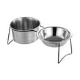 thumbnail image 3 of Comedero para gatos, bebedero, bebedero para uso interior, accesorios a prueba de fugas, comedero, dispensador de comida para gatitos., 3 of 9