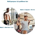 thumbnail image 4 of Barre de Traction LAT, Accessoires de Gym LAT et Levage, Barre Droite, Bandes de Résistance, Équipement de Gym à Domicile, Musculation, 4 of 5