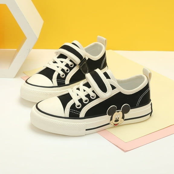 Lovely Casual Kids Canvas Shoes Kindergarten Girls Auti-silp Flat Shoes Fashionable Y2K Dancing Sports Shoes