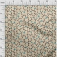 thumbnail image 3 of oneOone Viscose Chiffon Light Brown Fabric Jacobean Floral Sewing Craft Projects Fabric Prints By Yard 42 Inch Wide, 3 of 4