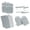 Grey, variant on Casa Platino Oven Mitts & Pot Holders Set - 4 Pack, Heat Resistant Silicone Mini Mittens & Hot Pads for Baking, Grilling, BBQ, Microwave. Machine Washable - Beige