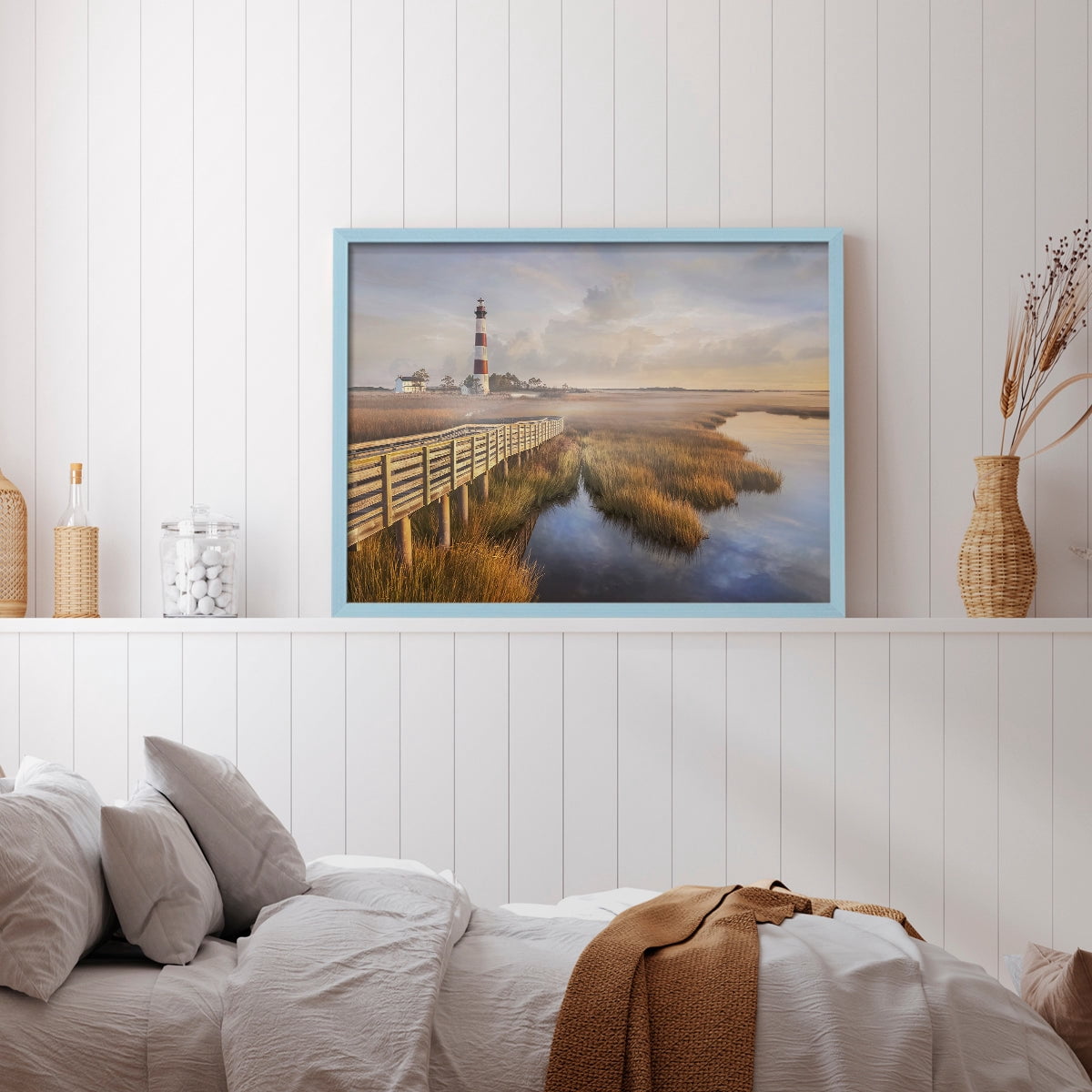 Private Path II by Mike Calascibetta - Restickable Framed Giclée Print