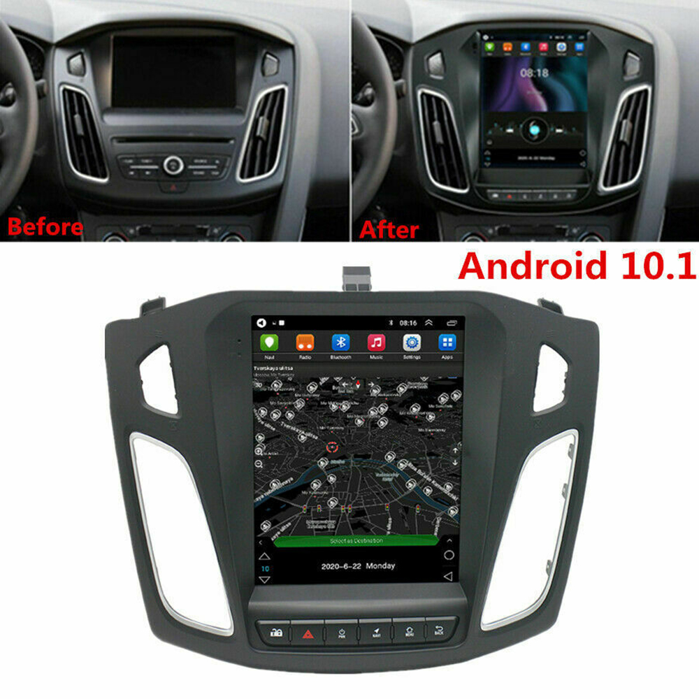 LNKOO Android 10.1 Auto Radio Multimedia Player GPS Navigation 9.7 Inch Touch Screen Stereo Sat Nav Support SWC Phone Car Head Unit for Ford Focus 2012-2017,1+16G - image 3 of 8