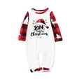 thumbnail image 4 of Nmnitkp Christmas Pajamas for Family Add Festive Atmosphere Family Christmas Pajamas Matching Sets PJ's Sleepwear Printed Top and Plaid Pants with Pockets Family Christmas Pajamas Matching Sets, 4 of 6