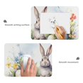 thumbnail image 3 of JSTEL Easter Rabbit Bunny Eggs Large Gaming Mouse Pad Big Mousepad Mice Keyboard Mat with Non-Slip Rubber Base for Computer Laptop Home & Office, 31.5 X 11.8 inch, 3 of 6