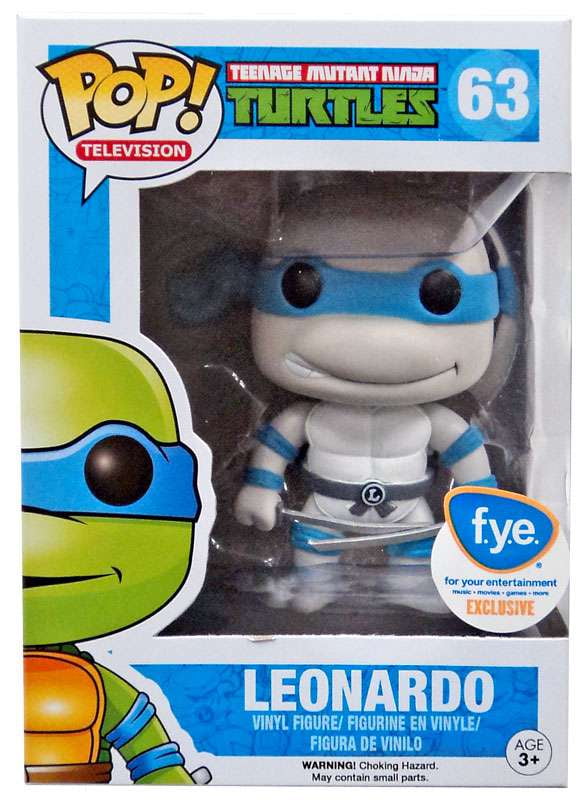 Leonardo Vinyl Figure Black & White Funko POP! Television