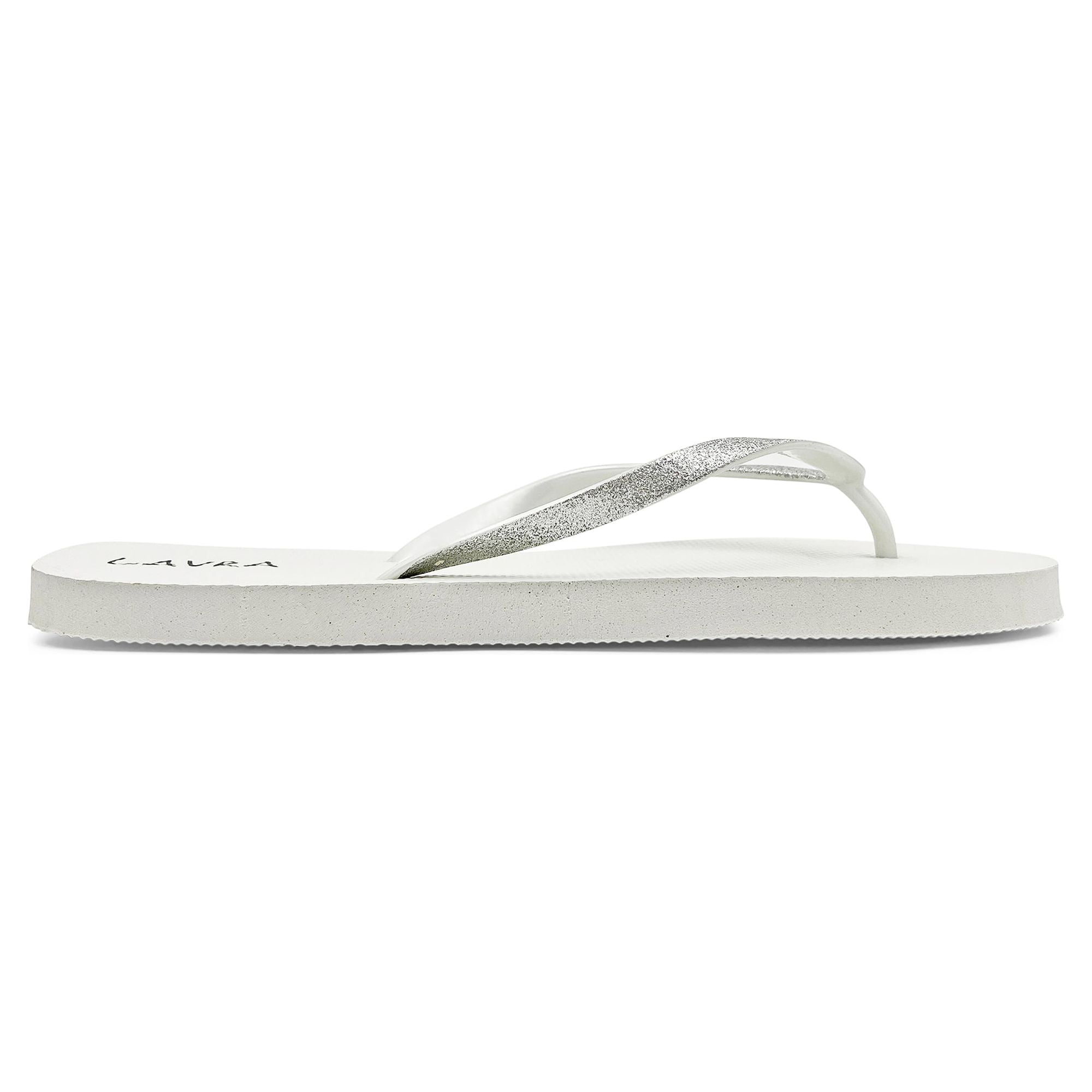 LAVRA Women's Glitter Flip Flop Bling Bridal Beach Thong Sandals