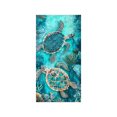 thumbnail image 2 of YiJuHui Turtle Beach Towel Large Microfiber Fast Drying Absorbent Oversized Sand Free Quick Dry Lightweight for Adults, Swimming, Surfing, Pool, Gym, Yoga, Travel, Picnic, Camping Outdoor Blanket, 2 of 6