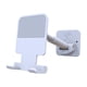 thumbnail image 1 of Sidaley Soporte para teléfono de pared, autoadhesivo, plegable, soporte de almacenamiento para teléfono móvil, organizador retráctil, Electrónica Blanco, 1 of 6
