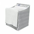 thumbnail image 3 of Abstract Washer Cover, Eastern Pattern of Shapes and Dots, Decorative Accent for Laundromats, 29" x 28" x 40", Champagne Pale Eggplant, by Ambesonne, 3 of 3