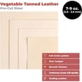 thumbnail image 5 of European Leather Work 7-9 oz 2.8-3.6 mm Vegetable Tanned Leather Pre-Cut Size: 8"x36" Full Grain Cowhide Leather for Tooling, Engraving, Crafting, Molding, DIY, Holsters, 5 of 9