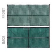Fenpro Chain-Link Fence Blade Slats with Bottom Lock (5-ft, Green)