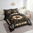 thumbnail image 3 of Feelyou Tribal Texas Stars Bedding Comforter Set 7pcs, Leopard Cheetah Print King Bedding Sets, Western Rustic Farmhouse Reversible Bed Sheets, Microfiber Bedroom Decor, 3 of 8