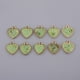 thumbnail image 3 of 10 Piezas Agregue Flor Seca Artesanía Colgante Diseño De Corazón Colgante De La Joyería Para DIY Collar Colgante  Cuelgan Joyas Result Soledad Charms Beads Pendant, 3 of 10