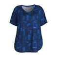 thumbnail image 5 of Terra & Sky Women's Plus Size V-Neck Tunic T-Shirt, 5 of 5