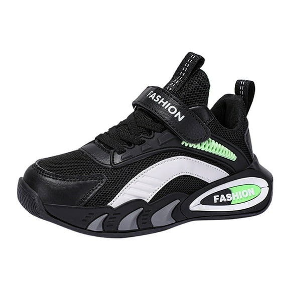 NOKIO Kids Basketball Shoes Boys Girls Air Cushion Mid Top Sneakers Non Slip School Training Outdoor Sports Shoes Comfortable Durable Court Footwear