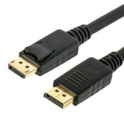 axGear Câble DisplayPort mâle à mâle Câble de moniteur audio vidéo 6 pieds