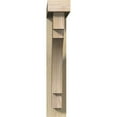 thumbnail image 2 of Ekena Millwork 4"W x 22"D x 22"H Merced Block Rough Sawn Bracket w/ Offset Brace, Douglas Fir, 2 of 25