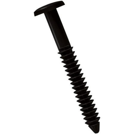 

HElectQRIN Black 3 Shutter Lok Peg Fasteners 84 Pack Spikes Longer and Stronger