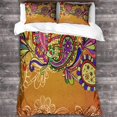 thumbnail image 3 of Moroccan Style Bedding Set 3 Piece Regional Characteristics Printed Microfibre Zip Duvet Cover, 3 of 5