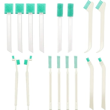 Small Cleaning Brushes for Household, Crevice Cleaning Tool Set of 16 for Window Grooves Track Humidifier Keyboard Bottle Door Car Vent, Tiny Detail Cleaner Scrub Brush for Gaps Corner Tight Space