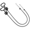 thumbnail image 4 of 2 PCS Sofa Recliner Cables, Couch Release Cables Replacement, D Ring Couch Recliner Pull Handle Recliner Replacement Parts, Hook Exposed Cable Length 4.75 Inch with S Tip, 4 of 7