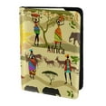thumbnail image 2 of Pofeuu Ethnic African Print Travel Document Organizer Passport Holder Men Women for Family (6.5 in x 4.5 in),Wallet Holder Credit Card Clutch Bag Case, 2 of 5