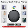 thumbnail image 3 of Air Tracker Tag for Android, Bluetooth Item Finder-4Pack, Bluetooth Tracker Works with Google Find Hub App(Not for iOS), Replaceable Battery, IP68 Waterproof Locator for Keys/Luggages, FCC Approved, 3 of 14