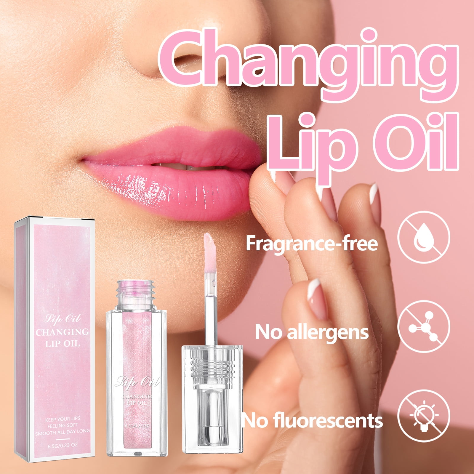 Alvantor Color Changing Hydrating Lip Oil pH Reactive Gloss