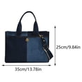 thumbnail image 4 of Bolso Cruzado Retro para Mujer Mezclilla Color Contrastante (oscuro) Azul, 4 of 4