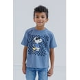 thumbnail image 2 of PEANUTS Woodstock Snoopy Charlie Brown Toddler Boys 3 Pack T-Shirts Blue / Gray / Khaki 2T, 2 of 5