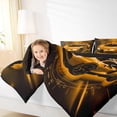 thumbnail image 4 of Homewish Teens Racing Car Bedding Comforter Set, Black Orange Automobile Twin Comforter Sets, Cartoon Sports Theme Reversible Bedding Set, Breathable Home Decor, 2pcs, 4 of 8