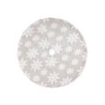 thumbnail image 2 of GUOOL 35inch Christmas Tree Skirt Xmas Tree Base Cover for Holiday Party Accessory Light Gray, 2 of 9