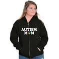 thumbnail image 3 of Autism Mom Awareness Puzzle Piece Zip Hoodie Sweatshirt Women Brisco Brands S, 3 of 5