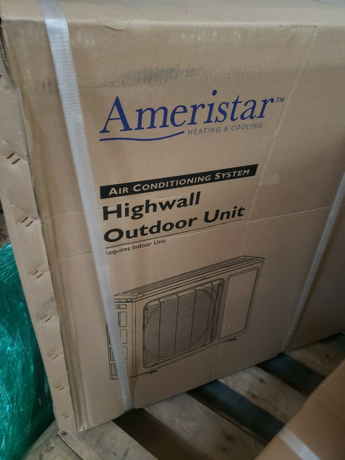 AMERISTAR M4THS1524A11NA 24,000 BTU OUTDOOR MINISPLIT HEAT PUMP, 15