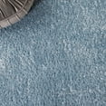 thumbnail image 6 of SAFAVIEH Tahoe Joey Solid Shag Area Rug, Blue, 3' x 5', 6 of 8