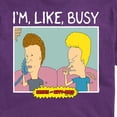 thumbnail image 2 of Beavis & Butthead - I'm Like Busy - Men's Short Sleeve Graphic T-Shirt, 2 of 4