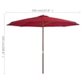 thumbnail image 5 of vidaXL Garden Parasol Umbrella Sunshade Sun Shelter Outdoor Bamboo and Wood, 5 of 37