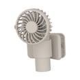 thumbnail image 3 of Ventilador personal de ángulo ajustable, portátil, recargable, para escritorio, con clip de 3 velocidades Albaricoque, 3 of 9