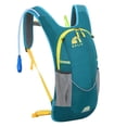 thumbnail image 1 of Paquete de hidratación, mochila de hidratación con vejiga de hidratación de 2 litros, mochila ligera para correr, para mujeres, hombres y niños (verde oscuro), 1 of 5