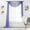 Lilac, variant on Empire Sheer Voile Window Valence Scarf 216" LONG