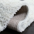 thumbnail image 5 of SAFAVIEH August Delroy Diamond Shag Area Rug, Ivory/Grey, 5'5" x 7'7", 5 of 8