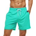 thumbnail image 1 of Escact-bañadores elásticos para hombre, pantalones cortos de playa de secado rápido con bolsillos con cremallera y forro de malla, 2023 Fivean unisex, 1 of 2