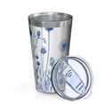 thumbnail image 2 of 16oz Tumblers Blue Flowers Stainless Steel Vacuum Insulated Double Wall Travel Tumbler Cups Mug with Lid and Straw,Cleaning Brush for Coffee,Tea, 2 of 4