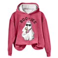 thumbnail image 1 of WEAIXIMIUNG Chandail en Molleton Femme TP Chandail en Molleton Mignon à Capuche Imprimé Automne/hiver Pull Décontracté, 1 of 4