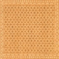 thumbnail image 1 of Ahgly Company Indoor Square Oriental Orange Modern Area Rugs, 6' Square, 1 of 4
